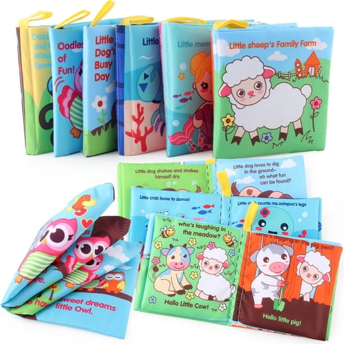 Baby Tearproof Cloth Book Fisher Price Baby Animals Counting Book 