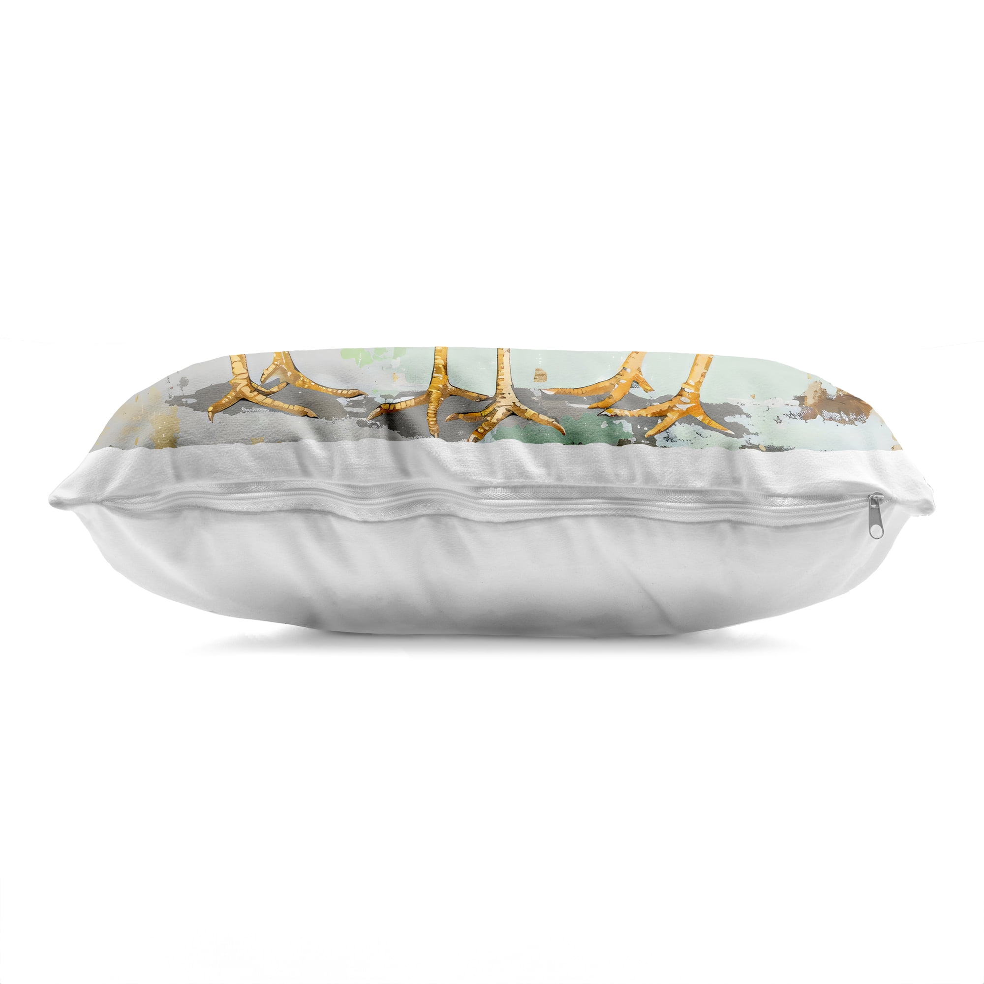 Stupell Industries Abstract Chickens Trio Decorative Printed Throw Pillow, design by Creative Studio, 14 x 7 x 20
