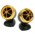 thumbnail image 4 of Car Loudspeaker, Universal Reliable Dome Tweeters High Efficiency 2pcs  for Audio Systems Silver,Black,Gold, 4 of 7