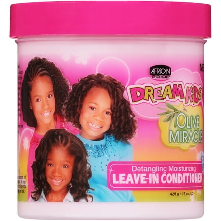 African Pride Dream Kids Olive Miracle Detangling Moisturizing Leave-In Conditioner 15 oz. Jar