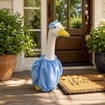 thumbnail image 7 of Ccwuwei Porch Goose Clothes, Fresh Blue Porch Goose Costume Dress Set, UV Resistant Polyester Outdoor Goose Clothes, Decor for Lawn Goose up to 23 inch, Eye-Catching Garden Centerpiece Accessory, 7 of 7
