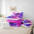 thumbnail image 6 of Feelyou Gymnastics Teen Bedding Comforter Set 7 Pieces, Dreamy Starry Sky Full Bedding Set, 6 of 8