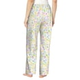 thumbnail image 2 of Bingfone Pajamas for Women,Colorful Dandelion Pajama Pants with Pockets-Large, 2 of 7