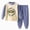 G167-Blue, variant on masbird Toddler Baby Boys Girls Pajamas Kids 2 Piece Pj's Long Sleeve Cartoon Sleepwear Clothes Set Outfits,Little Boy Girl Pajamas(Light Pink,18-24 M)