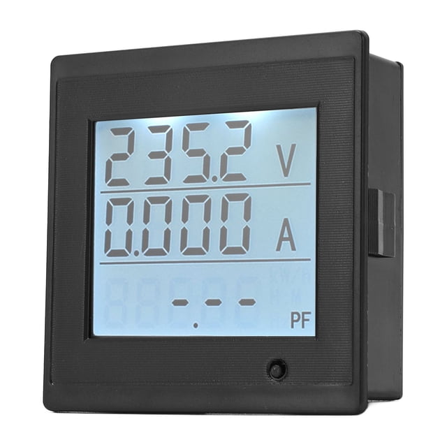 Voltímetro de CA digital Amperímetro, Voltímetro de CA digital Amperímetro Medidor de energía eléctrica Multímetro Instalación sin esfuerzo