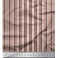 thumbnail image 1 of Soimoi Crepe Silk Fabric Stripe Shirting Print Fabric by Yard 42 Inch Wide, 1 of 1