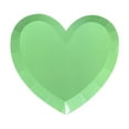 thumbnail image 2 of Aooww Valentines's Day Heart Shaped Paper Plates Set - Romantic Heart Tableware for Valentine's, Anniversary Party Supplies & Valentine's Day Party Decorations,Green, 2 of 6