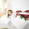 thumbnail image 4 of Manfei Christmas Berry Bedding Comforter Set,Chic Xmas Ball Twin Comforter Sets,Green White Red Bedding Set For Adults,Microfiber Bedroom Decor,2-Piece, 4 of 8