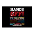 thumbnail image 1 of Hands Off Protest Yard Sign，The Of The Election Against The Yard Marks The Yard Flag, 1 of 6