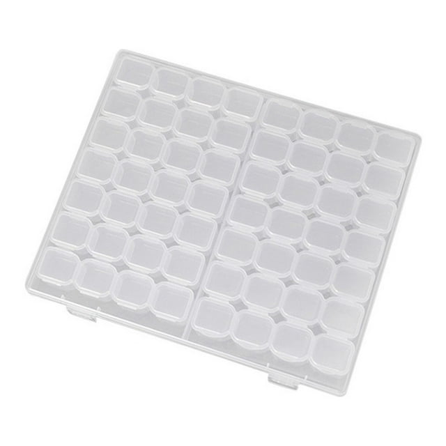 Boîte de Rangement pour Bijoux, Support Transparent pour Boucles d'Oreilles et Bagues, Design à 3 Compartiments, Matériau Acrylique, pour Voyage Bureau Maison, Boîte de Tri Portable, Armoire à Bijoux, Hzhnb