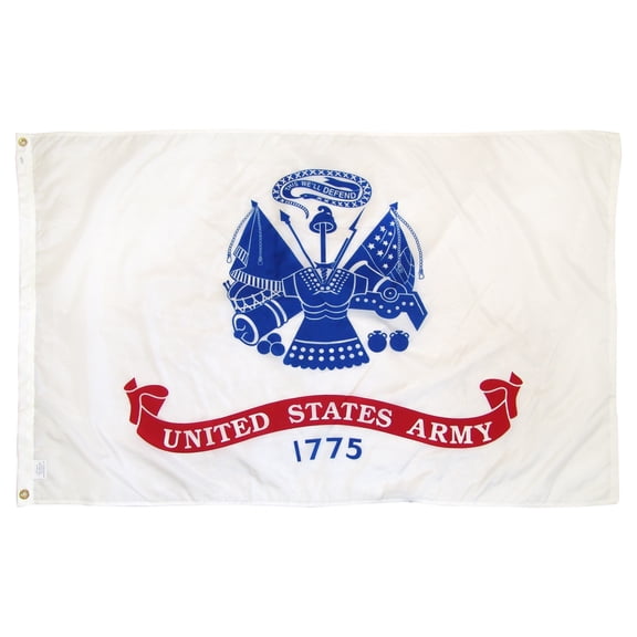 Army 3x5ft Nylon Flag With Pole Hem Only - Banner