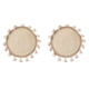 thumbnail image 1 of 2X Cesta Tejida Decoración de la Pared Cesta Tejida Decoración de la Pared de Mimbre Colgante de Pared Pequeño Macramé Boho Arte de la Pared Decoración del Hogar, 1 of 5