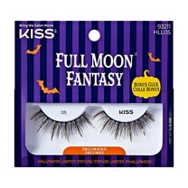 KISS Full Moon Fantasy Decorated, False Eyelashes, Phantom Flutter, 12mm-14mm, 1 Pair