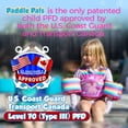thumbnail image 3 of Body Glove Paddle Pals Motion Life Jacket - USCG Approved Kids Vest - Floatie - Unicorn, 3 of 7