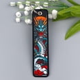thumbnail image 7 of Jiibva 2pcs Dragon and Tiger Embroidery Key Fob Japanese Cartoon Keychain Motorcycle Keychain Woven Label Keychain for Backpacks, Wallets, Car, 7 of 7
