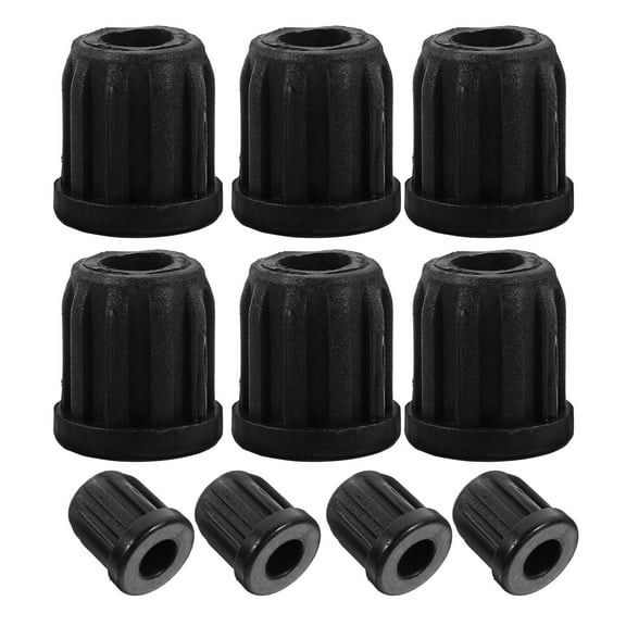 SOPOTUTU  20Pack Black Caster Wheel Inserts Plastic Sleeve Furniture Components