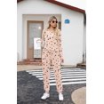 thumbnail image 6 of MINTREUS Womens Pajama Set Long Sleeve Sleepwear Nightwear Soft Pjs Lounge Sets With Pockets, 6 of 7