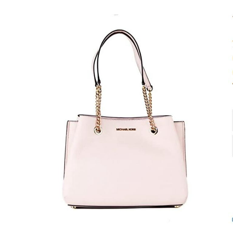Michael Kors Teagen Large Jet Set Chain Tote Powder Blush Pink