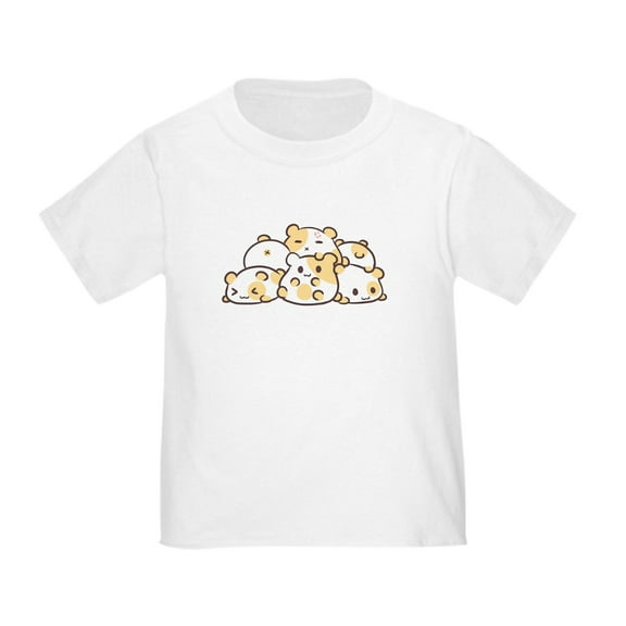 CafePress - Kawaii Hamster Pile T Shirt - Cute Toddler T-Shirt, 100% Cotton