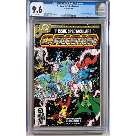 Crisis on Infinite Earths #1 - CGC 9.6 Comic Book