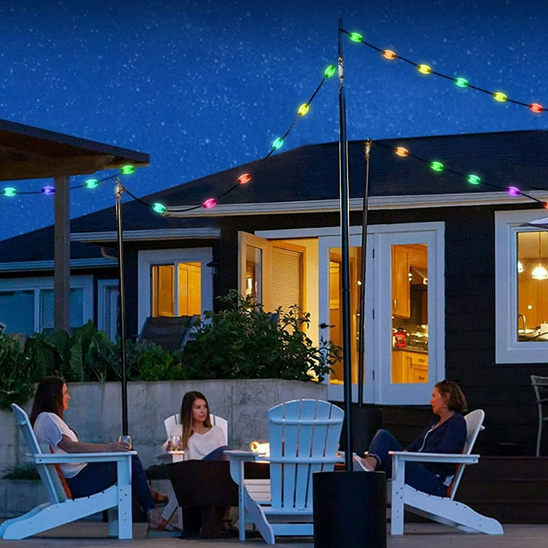 Remote control 2024 outdoor string lights