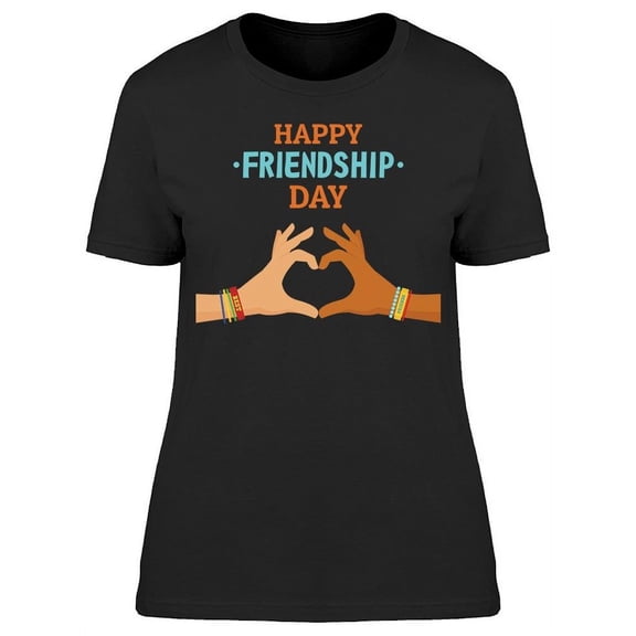 Friendship Day Design T-Shirt Women -Image by Shutterstock, Female Small