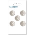 thumbnail image 1 of La Vogue 2‑Hole Button — Pearl Colour, 13 mm, 1 of 2