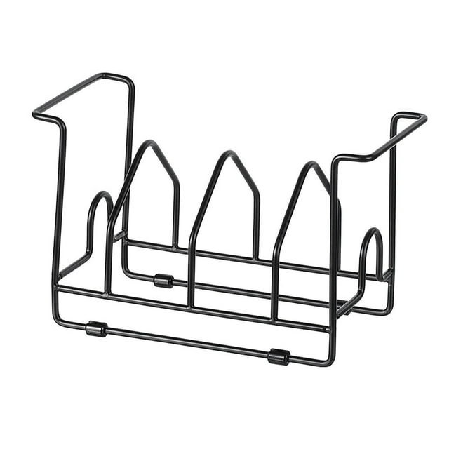 Wall Hanging Frame Wrought Iron Rack Shelves Basket Hollow-Out Bracket Punch-Free Multi-Layer Drain Shelf