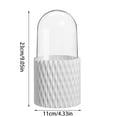 thumbnail image 3 of Porta pinceles de maquillaje [Novedad 2023] [ & ] Organizador giratorio de 360º para pinceles de maquillaje con tapa para tocador y baño, 3 of 8
