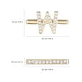 thumbnail image 4 of 10 Pcs Watch Band Decorative Ring Loops Fashion Wristband Charms Watch Strap Accessories, 4 of 8