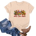 thumbnail image 2 of Blusas de Manga Corta para las Mujeres Divertido Impreso Cuello Redondo Tee, Vintage Humor Gráfico Blusas de Primavera para las Mujeres, 2 of 3