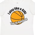 thumbnail image 4 of Inktastic I Play Like a Girl... Try to Keep Up Girls Toddler T-Shirt, 4 of 5