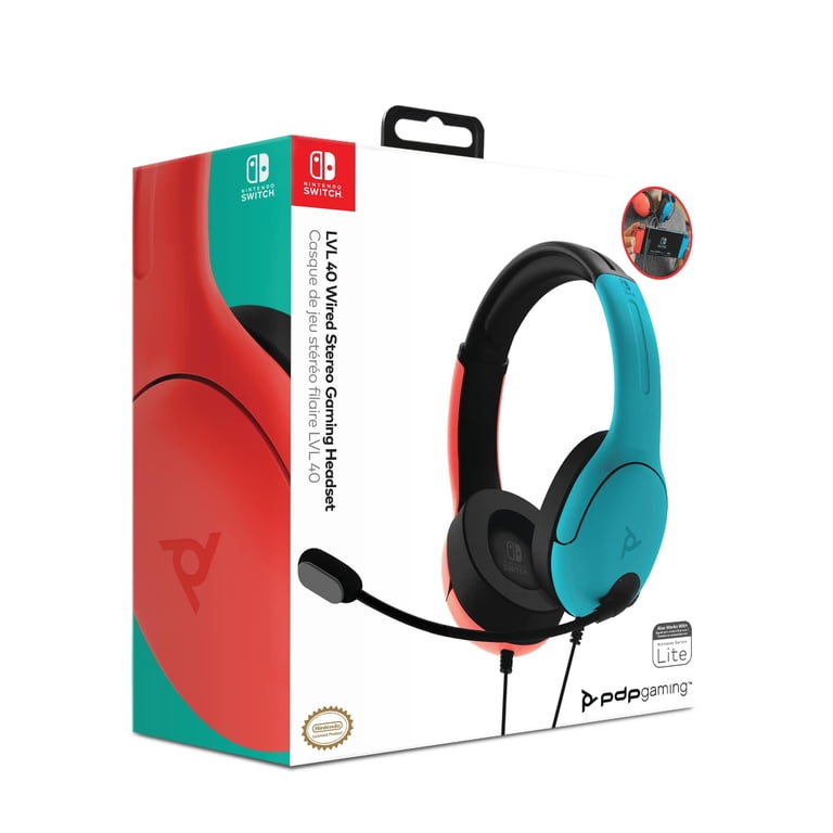 NintendoSwitch パール PDP AIRLITE Wired Headset Neon Pop for Nintendo Switch OLED