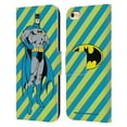 thumbnail image 1 of Head Case Designs Officially Licensed Batman DC Comics Vintage Fashion Stripes Leather Book Wallet Case Cover Compatible with Apple iPhone 6 / iPhone 6s, 1 of 6