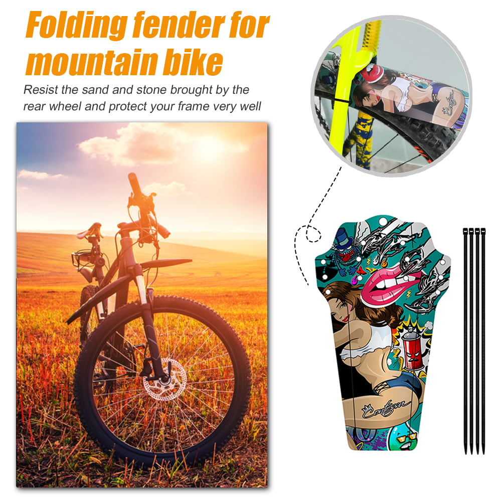 ENLEE Bike Fenders Mudguard Plastic MTB/Road/Folding Bicycle Guard Quick Install