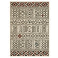 thumbnail image 2 of Ox Bay and Evette Rios Dora 5' x 7' Ivory/Black Diamond Indoor/Outdoor Area Rug, 2 of 6
