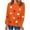 Orange, variant on Valentines Day Sweatshirts Womens Long Sleeve Cute Heart Sweater Tops Casual Graphic Pullover Shirts, M Orange