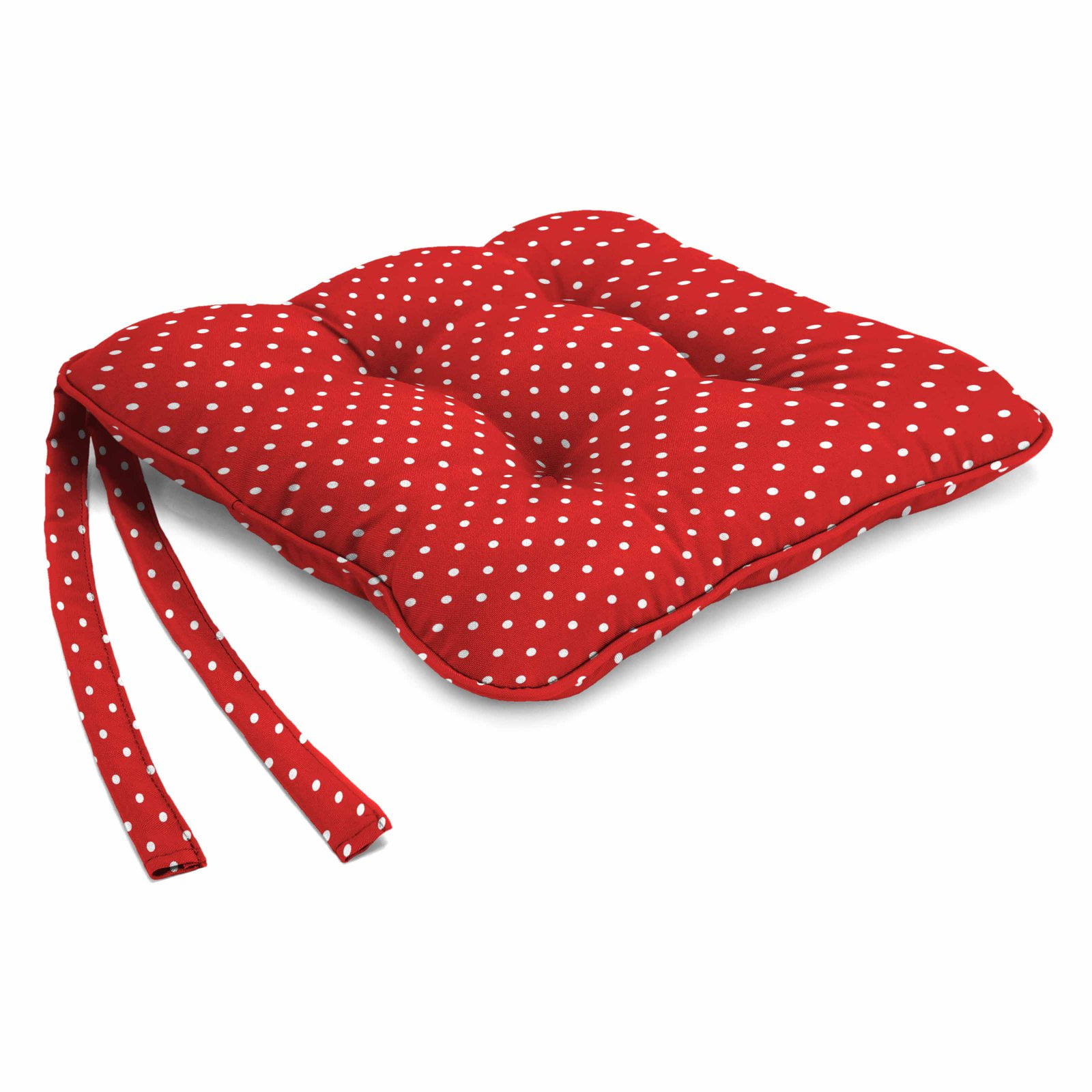 Jordan Manufacturing Knife Edge Outdoor Wicker Seat Cushion Mini Dots