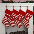 thumbnail image 4 of Medias navideñas tejidas con iniciales para la familia, monograma de granja, medias navideñas, decoraciones navideñas, regalo, media personalizada, letra bordada, 4 of 6