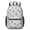 Sunflower Outline White Pattern, variant on Sunflower and Gingham Orange Pattern 17" Waterproof Oxford School Backpacks for Teens, S-Shape Padded Straps, for School, Travel, Hiking, Camping