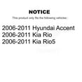 thumbnail image 2 of Kingstar Paire de Cylindres de Roue de Frein à Tambour Arrière pour Voiture 2006-2011 Hyundai Accent Kia Rio Rio5 K14-100039, 2 of 6