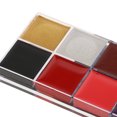 thumbnail image 4 of Yinanstore 12 Color Temporary Body Art Face Paint Pigment Painting Makeup Palette With Color Selection Board, 4 of 8