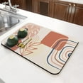 thumbnail image 3 of Washable Rubber Bohemian Style Dish Drying Mats for Kitchen Counter Home Large Coffee Bar Pad Accessories and Decor for Utensils Stemware 23.5''x15.5'', 3 of 7