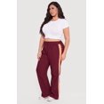 thumbnail image 2 of Women's Plus Size Side Stripe Pull On Pants with Pockets, 2 of 4