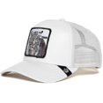 thumbnail image 1 of ZHAOCHENG Gorra de camionero bordada de malla con protección solar, color blanco tigre, 1 of 4