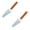 Silver-2Pcs, variant on Stainless Steel Pizza Server, 9.84 Inch Triangle Shovel with Wood Handle, Pie Server Cake Slice Spatula Spade, Restaurant Grade Dessert Serving Tool for Kitchen Baking