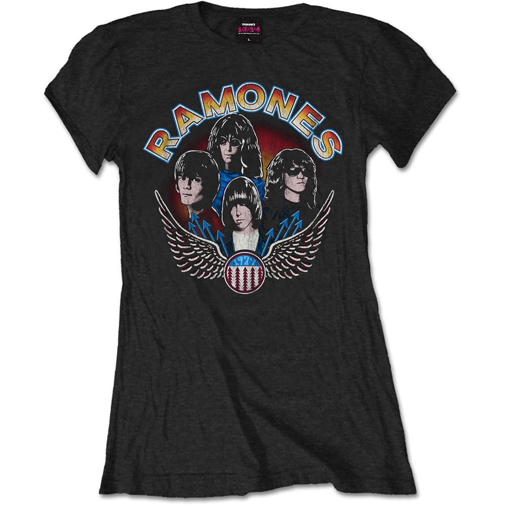 rijk Scully Catena Ramones Ladies T-Shirt: Vintage Wings Photo (Medium) - Walmart.com