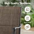 thumbnail image 7 of STARY Outdoor Dining Chairs Set of 4, 360°Swivel Patio Dining Chair with Textilene Fabric, Outdoor Metal Armchair All Weather Resistant, Ergonomic Comfort, Perfect for Patio, Backyard, Balcony, 7 of 7