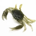 thumbnail image 2 of 4 Señuelos Artificiales de Cangrejo para Pesca de 13 cm, Simulación 3D, Color Marrón, 2 of 5