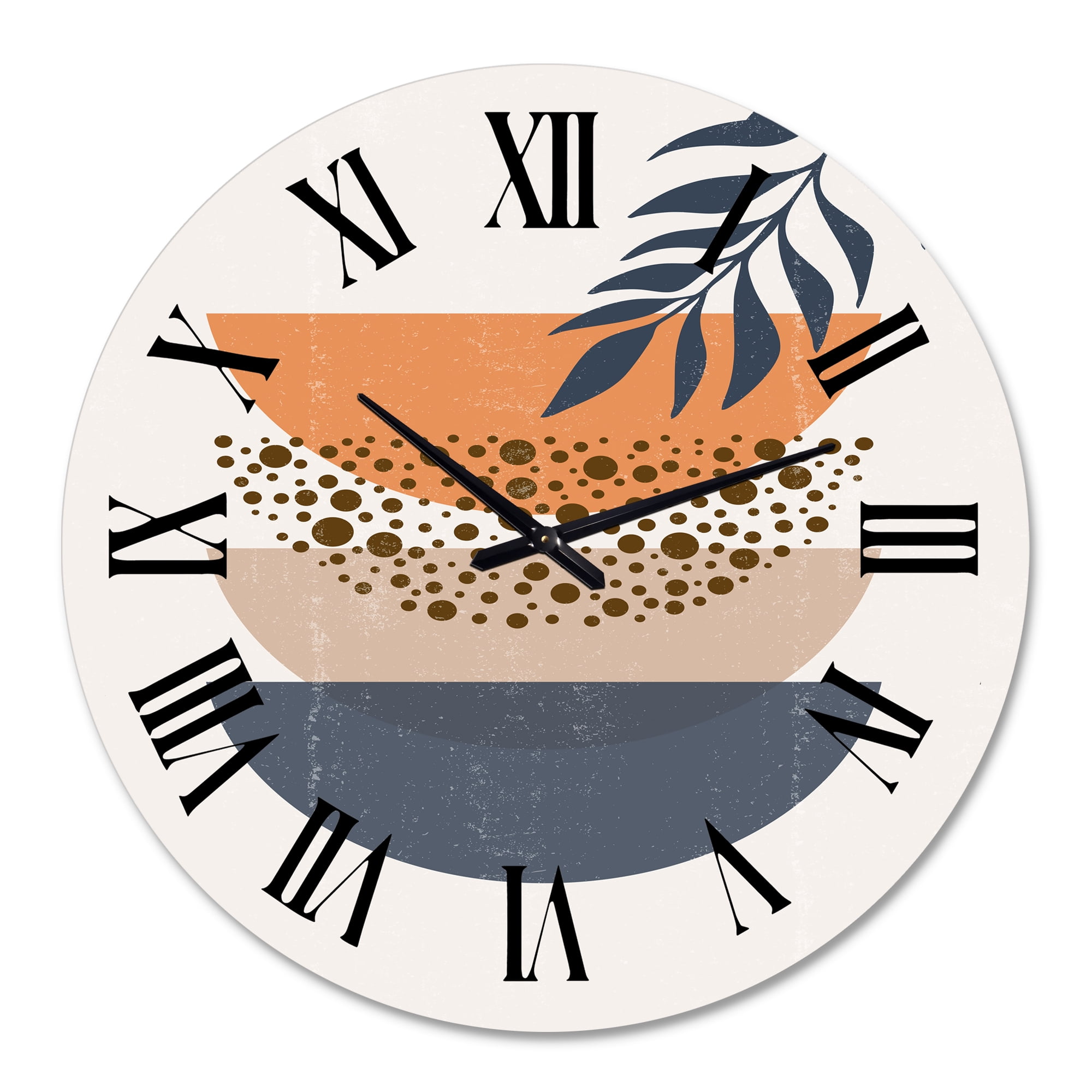 Designart 1 in Modern,Contemporary Wall Clock